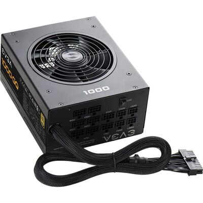 EVGA Netzteil 1000 GQ 1000 W, 80 PLUS Gold, vollständig modular (1000 W), PC Netzteil, Schwarz EVGA Netzteil 1000 GQ 1000 W, 80 PLUS Gold, vollständig modular (1000 W), PC Netzteil, Schwarz