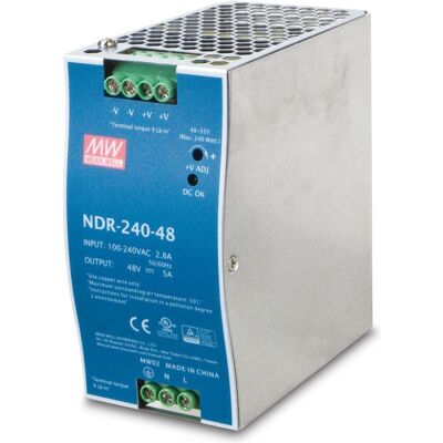 Planet Din-Rail Power Supply PWR-240-48 240 watts (240 W), PC Netzteil, Blau, Grau Planet Din-Rail Power Supply PWR-240-48 240 watts (240 W), PC Netzteil, Blau, Grau