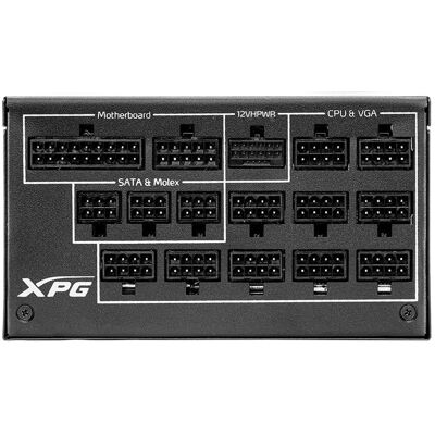 Adata PSU XPG CyberCore ll 1000W ATX3.0 80+PT (1000 W), PC Netzteil, Schwarz Adata PSU XPG CyberCore ll 1000W ATX3.0 80+PT (1000 W), PC Netzteil, Schwarz