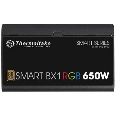 Thermaltake SMART BX1 RGB SP-650AH2NKB-2, PC Netzteil, Schwarz Thermaltake SMART BX1 RGB SP-650AH2NKB-2, PC Netzteil, Schwarz