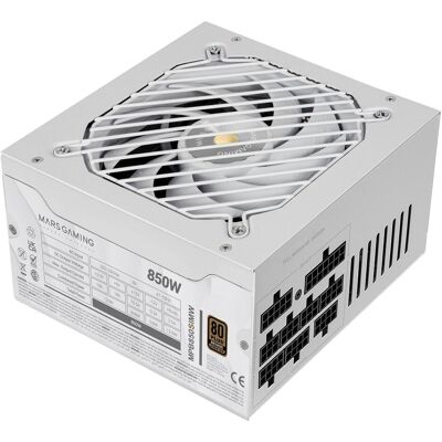 Mars Gaming MPB850SIMW (850 W), PC Netzteil, Weiss Mars Gaming MPB850SIMW (850 W), PC Netzteil, Weiss