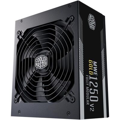 Cooler Master MWE V2 (1250 W), PC Netzteil, Schwarz Cooler Master MWE V2 (1250 W), PC Netzteil, Schwarz