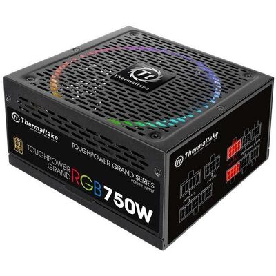 Thermaltake Power supply Toughpower Grand RGB 750W PS-TPG-0750FPCGEU-R (750 W, Active, 140 mm) (750 W), PC Netzteil, Schwarz Thermaltake Power supply Toughpower Grand RGB 750W PS-TPG-0750FPCGEU-R (750 W, Active, 140 mm) (750 W), PC Netzteil, Schwarz