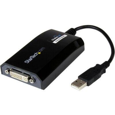 StarTech USB To Dvi Adapter Card (VGA), Video Adapter, Schwarz StarTech USB To Dvi Adapter Card (VGA), Video Adapter, Schwarz