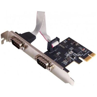 Dexlan Schnittstellenkarte, 2 Port seriell, PCI Express, Kontrollerkarte Dexlan Schnittstellenkarte, 2 Port seriell, PCI Express, Kontrollerkarte