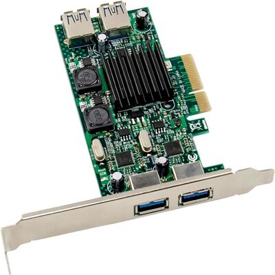 InLine USB 3.2 Gen.1 PCIe Schnittstellenkarte, Kontrollerkarte InLine USB 3.2 Gen.1 PCIe Schnittstellenkarte, Kontrollerkarte