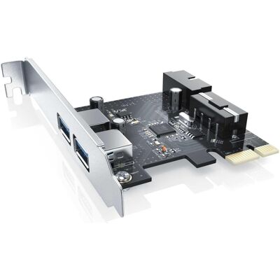 CSL USB 3.2 Gen1 PCI Express Card PCIe Controller - 2X Externe 1 x intern Header - Schnittstellenkarte, Kontrollerkarte CSL USB 3.2 Gen1 PCI Express Card PCIe Controller - 2X Externe 1 x intern Header - Schnittstellenkarte, Kontrollerkarte