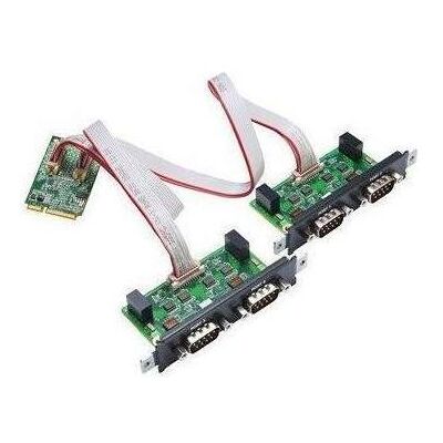 Moxa CP-134N-I-T - Serielle Mini-PCI-Express-Karte mit 4 RS-422485-Anschlüssen und kapazitiver 2,5-kV-Iso, Kontrollerkarte Moxa CP-134N-I-T - Serielle Mini-PCI-Express-Karte mit 4 RS-422485-Anschlüssen und kapazitiver 2,5-kV-Iso, Kontrollerkarte
