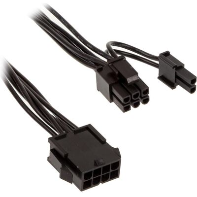 Kolink Adapter 4+4-Pin CPU auf 6+2-Pin PCIe - Stromadapter Kolink Adapter 4+4-Pin CPU auf 6+2-Pin PCIe - Stromadapter
