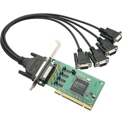 Moxa - POS-104UL-DB9M - 4-Port - RS-232 - Serial PCI Card Moxa - POS-104UL-DB9M - 4-Port - RS-232 - Serial PCI Card