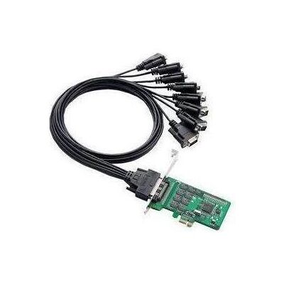 Moxa CP-168EL-A W/O CABLE - Serielle PCI Express x1-Karte mit 8 RS-232-Anschlüssen und niedrigem Profil, Kontrollerkarte Moxa CP-168EL-A W/O CABLE - Serielle PCI Express x1-Karte mit 8 RS-232-Anschlüssen und niedrigem Profil, Kontrollerkarte