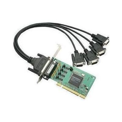 Moxa POS-104UL-DB9M - Universal-PCI-Karte mit 4 RS-232-Anschlüssen, niedrige Bauhöhe und Stromversorgung, Kontrollerkarte Moxa POS-104UL-DB9M - Universal-PCI-Karte mit 4 RS-232-Anschlüssen, niedrige Bauhöhe und Stromversorgung, Kontrollerkarte