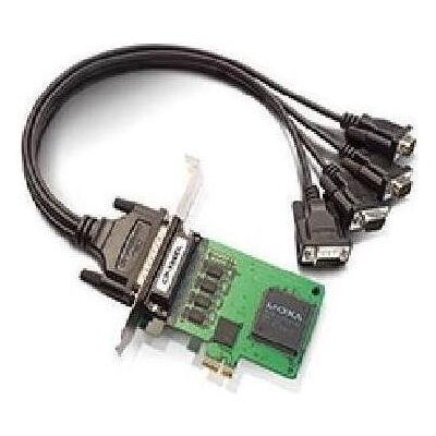 Moxa CP-114EL-I - 4-Port RS-232422485 Low-Profile PCI Express x1 serielle Karte mit optischer Isolierung, Kontrollerkarte Moxa CP-114EL-I - 4-Port RS-232422485 Low-Profile PCI Express x1 serielle Karte mit optischer Isolierung, Kontrollerkarte