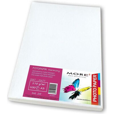 Armor OWA Fotopap??r matn?? b??l?? kompatibiln?? s A3, /m2, kompatibiln?? s ink. tisk., 100 ks (170 g/m², A3, 100 Stk.), Fotopapier, Weiss Armor OWA Fotopap??r matn?? b??l?? kompatibiln?? s A3, /m2, kompatibiln?? s ink. tisk., 100 ks (170 g/m², A3, 100 Stk.), Fotopapier, Weiss