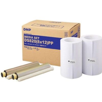 DNP DS 820 PP Media Kit 20x30 cm 2x 110 Prints (20x30 cm), Fotopapier, Weiss DNP DS 820 PP Media Kit 20x30 cm 2x 110 Prints (20x30 cm), Fotopapier, Weiss