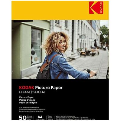 Kodak 9891267 - Fotopapier Hochglanz A4 - 50 Blatt Kodak 9891267 - Fotopapier Hochglanz A4 - 50 Blatt