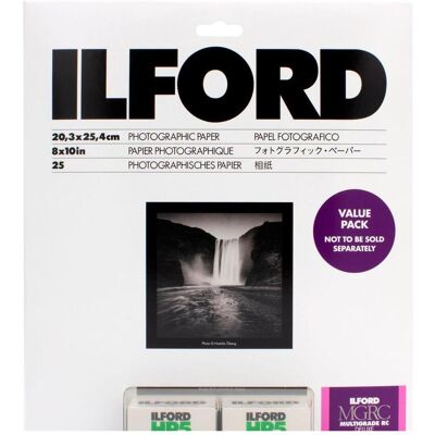 ILFORD - Multigrade RC Deluxe Glossy - 25 Blatt 20,3x25,4cm ILFORD - Multigrade RC Deluxe Glossy - 25 Blatt 20,3x25,4cm