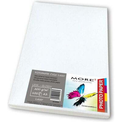 Armor OWA FotopapÃr lesk. oboustran. pro A3, /m2, pro laser t.,100ks (200 g/m², A3, 100 Stk.), Fotopapier, Weiss Armor OWA FotopapÃr lesk. oboustran. pro A3, /m2, pro laser t.,100ks (200 g/m², A3, 100 Stk.), Fotopapier, Weiss