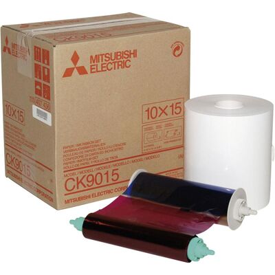 Mitsubishi CK 9015 10 x 15 (10 x 15 cm, 600 Stk.), Fotopapier, Mehrfarbig Mitsubishi CK 9015 10 x 15 (10 x 15 cm, 600 Stk.), Fotopapier, Mehrfarbig