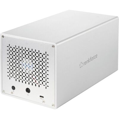 Renkforce RF-5587610 SATA Festplattengehäuse - Unterstützt 2,5" & 3,5" Laufwerke, Aluminium, USB 3.2 Renkforce RF-5587610 SATA Festplattengehäuse - Unterstützt 2,5" & 3,5" Laufwerke, Aluminium, USB 3.2