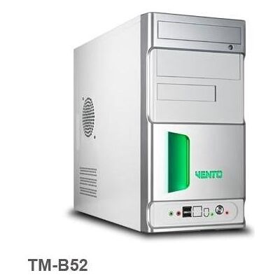 Acutake VENTO TMB52 Second Edition (mATX), PC Gehäuse, Schwarz Acutake VENTO TMB52 Second Edition (mATX), PC Gehäuse, Schwarz