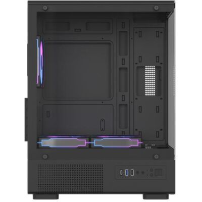Formula Számítógépház - Crystal Z1CM V2 Black (fekete, ablakos, mATX, 1xUSB2.0, 1xUSB3.0, 1xType-C), PC Gehäuse, Schwarz Formula Számítógépház - Crystal Z1CM V2 Black (fekete, ablakos, mATX, 1xUSB2.0, 1xUSB3.0, 1xType-C), PC Gehäuse, Schwarz
