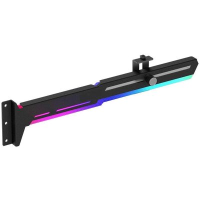 1st Cool 1stCOOL GPU Holder ARGB - metal adjustable black VGA holder, PC Gehäuse Zubehör 1st Cool 1stCOOL GPU Holder ARGB - metal adjustable black VGA holder, PC Gehäuse Zubehör