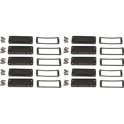 Hammond Endplatte Aluminium Schwarz (L x B x H) 16 x 87 x 31mm 10St., Elektronikzubehör + Gehäuse, Schwarz Hammond Endplatte Aluminium Schwarz (L x B x H) 16 x 87 x 31mm 10St., Elektronikzubehör + Gehäuse, Schwarz
