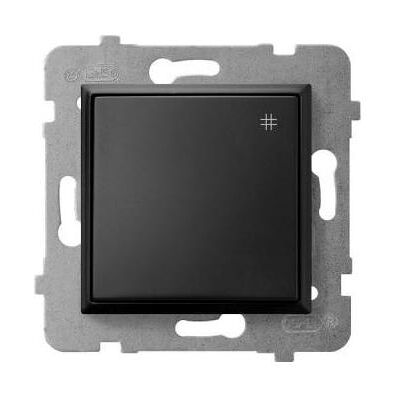 Ospel ŁP-4U/m/33, Schalter + Taster, Schwarz Ospel ŁP-4U/m/33, Schalter + Taster, Schwarz