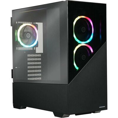 Enermax K 8 ARGB (schwarz, Tempered Glass) (ATX, mATX, Mini-ITX), PC Gehäuse, Schwarz Enermax K 8 ARGB (schwarz, Tempered Glass) (ATX, mATX, Mini-ITX), PC Gehäuse, Schwarz