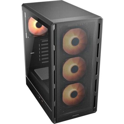 Cougar Gehäuse Midi-Tower Airface Pure PRO, ARGB, Schwarz (ATX, mATX, Mini-ITX), PC Gehäuse, Schwarz Cougar Gehäuse Midi-Tower Airface Pure PRO, ARGB, Schwarz (ATX, mATX, Mini-ITX), PC Gehäuse, Schwarz