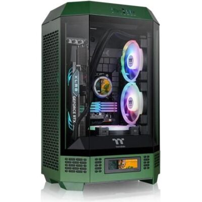 Thermaltake The Tower 300 Racing Green (mATX, Mini-ATX), PC Gehäuse, Grün Thermaltake The Tower 300 Racing Green (mATX, Mini-ATX), PC Gehäuse, Grün