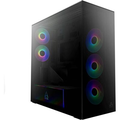 Arctic Cooling PC-Gehäuse ACPCC00016A Black Tinted, Unterstützte, PC Gehäuse, Schwarz Arctic Cooling PC-Gehäuse ACPCC00016A Black Tinted, Unterstützte, PC Gehäuse, Schwarz