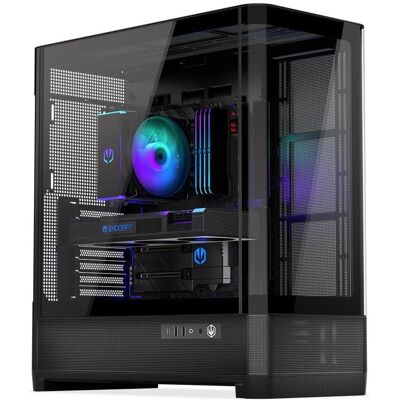 Endorfy Aquarius 8000 Flex (schwarz, Panoramaglas) (ATX, E-ATX, mATX, Mini-ITX, SSI CEB), PC Gehäuse, Schwarz Endorfy Aquarius 8000 Flex (schwarz, Panoramaglas) (ATX, E-ATX, mATX, Mini-ITX, SSI CEB), PC Gehäuse, Schwarz