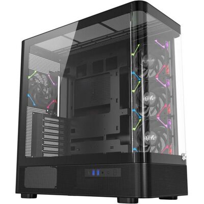 xyz X-CS-QUANTUM-B (ATX, mATX, Mini-ITX), PC Gehäuse, Schwarz xyz X-CS-QUANTUM-B (ATX, mATX, Mini-ITX), PC Gehäuse, Schwarz