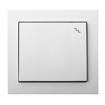 Ospel ŁP-3W/00, Schalter + Taster, Weiss Ospel ŁP-3W/00, Schalter + Taster, Weiss