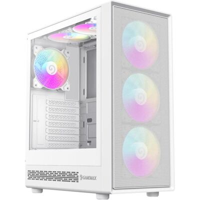 GameMax Storm 2 AW (ATX, ITX, mATX), PC Gehäuse, Weiss GameMax Storm 2 AW (ATX, ITX, mATX), PC Gehäuse, Weiss