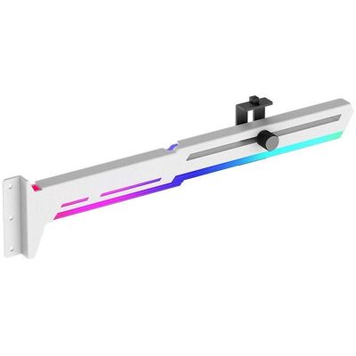 1st Cool 1stCOOL GPU Holder ARGB - metal adjustable white VGA holder, PC Gehäuse Zubehör 1st Cool 1stCOOL GPU Holder ARGB - metal adjustable white VGA holder, PC Gehäuse Zubehör