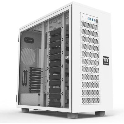 Thermaltake Tt AX700 TG Snow White (ATX, mATX, Mini-ITX, SSI CEB, SSI EEB, XL-ATX), PC Gehäuse, Weiss Thermaltake Tt AX700 TG Snow White (ATX, mATX, Mini-ITX, SSI CEB, SSI EEB, XL-ATX), PC Gehäuse, Weiss