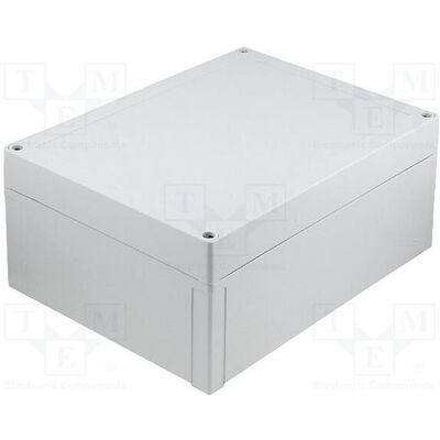 Fibox Mnx Pc 255x180x100 - Polyamid-Abdeckung, extra hoher Grund, Schrauben für DIN - Elektrische Gehäuse Fibox Mnx Pc 255x180x100 - Polyamid-Abdeckung, extra hoher Grund, Schrauben für DIN - Elektrische Gehäuse
