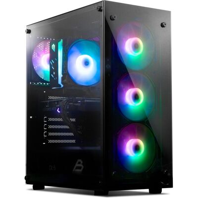 Blackstorm Artemis 205B (ATX, mATX, Mini-ITX), PC Gehäuse, Schwarz Blackstorm Artemis 205B (ATX, mATX, Mini-ITX), PC Gehäuse, Schwarz