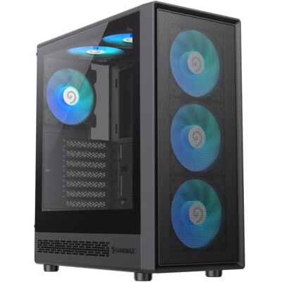 GameMax Storm 2 AB (ATX, mATX, Mini-ITX), PC Gehäuse, Schwarz GameMax Storm 2 AB (ATX, mATX, Mini-ITX), PC Gehäuse, Schwarz