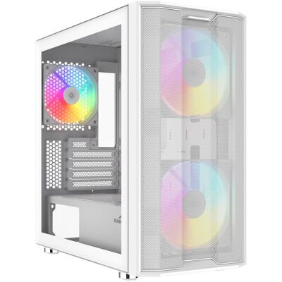 Sama Gears S30, White mATX Mid-tower Case (ITX, mATX), PC Gehäuse, Weiss Sama Gears S30, White mATX Mid-tower Case (ITX, mATX), PC Gehäuse, Weiss
