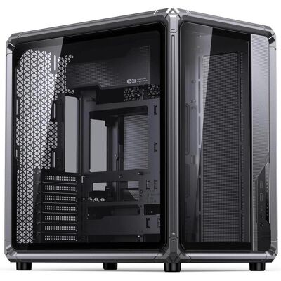 Jonsbo X400 PC-Gehäuse, Midi-Tower, ATX, Tempered Glass - grau (ATX, mATX, Mini-ITX), PC Gehäuse, Grau Jonsbo X400 PC-Gehäuse, Midi-Tower, ATX, Tempered Glass - grau (ATX, mATX, Mini-ITX), PC Gehäuse, Grau