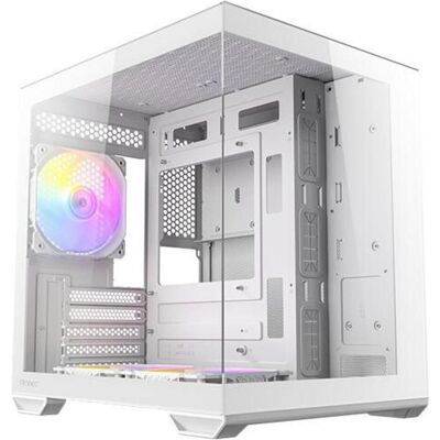 Antec Geh CX60M ARGB B White Mini Tower weiss retail (mATX, Mini-ITX), PC Gehäuse, Weiss Antec Geh CX60M ARGB B White Mini Tower weiss retail (mATX, Mini-ITX), PC Gehäuse, Weiss