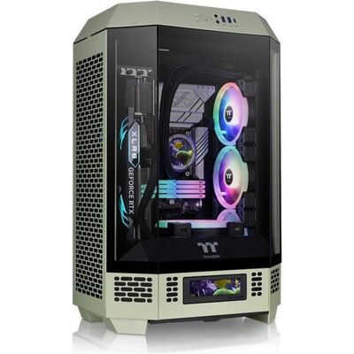 Thermaltake The Tower 300 Matcha Green (mATX, Mini-ATX), PC Gehäuse, Grün Thermaltake The Tower 300 Matcha Green (mATX, Mini-ATX), PC Gehäuse, Grün