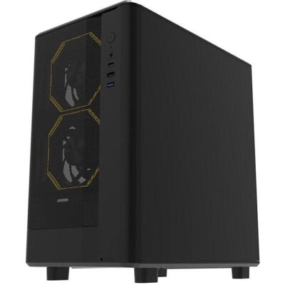 Darkflash Tech DB330M Mesh (mATX, Mini-ITX), PC Gehäuse, Schwarz Darkflash Tech DB330M Mesh (mATX, Mini-ITX), PC Gehäuse, Schwarz