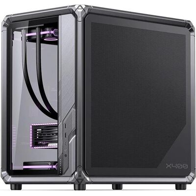 Jonsbo X400 Pro PC-Gehäuse, Midi-Tower, ATX, Tempered Glass - grau (ATX, mATX, Mini-ITX), PC Gehäuse, Grau, Schwarz Jonsbo X400 Pro PC-Gehäuse, Midi-Tower, ATX, Tempered Glass - grau (ATX, mATX, Mini-ITX), PC Gehäuse, Grau, Schwarz