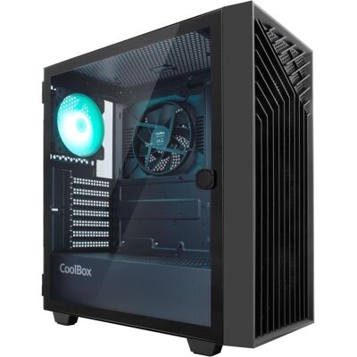 CoolBox PC Gaming GA300 Grid Line (ATX, mATX, Mini-ITX), PC Gehäuse, Schwarz CoolBox PC Gaming GA300 Grid Line (ATX, mATX, Mini-ITX), PC Gehäuse, Schwarz