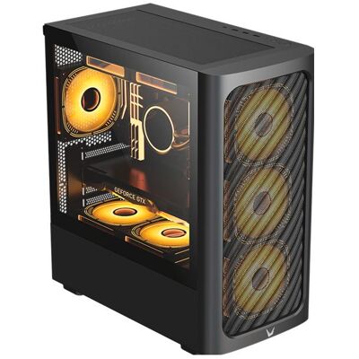 Formula Számítógépház - Air Mesh G3 Black (fekete, ablakos, 1x12cm venti, mATX, 1xUSB3.0, 2xUSB2.0) (mATX), PC Gehäuse, Schwarz Formula Számítógépház - Air Mesh G3 Black (fekete, ablakos, 1x12cm venti, mATX, 1xUSB3.0, 2xUSB2.0) (mATX), PC Gehäuse, Schwarz